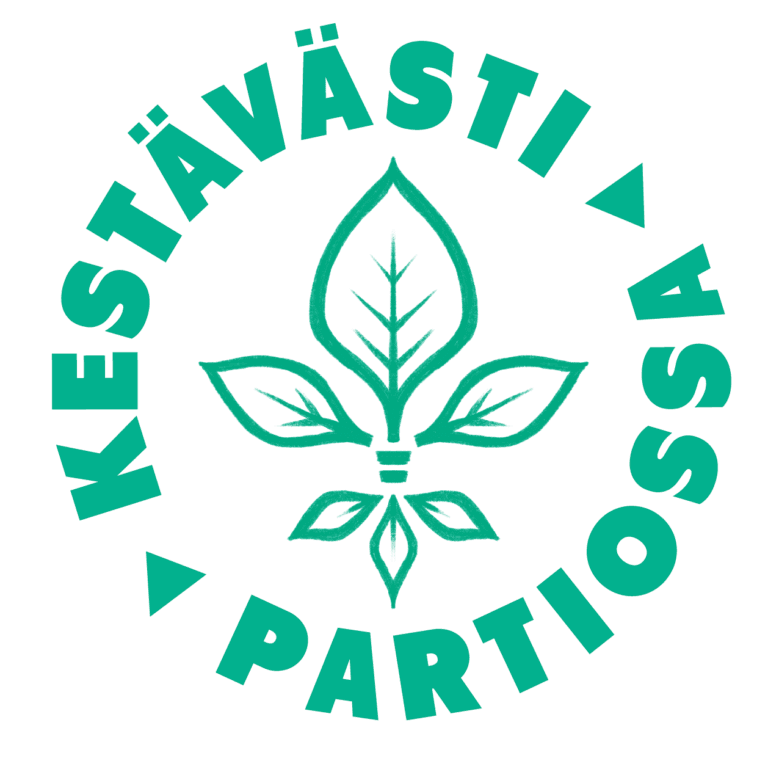 kestävästi partiossa logo